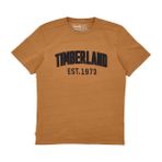 Timberland Tişört Modern Wash Brand Carrier Erkek Sarı Yuvarlak Yaka Tişört