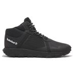 Timberland Winsor Trail MID LACE UP Waterproof Su Geçirmez Bot, 41.5 EU, TB0A41W7EK91, Siyah, Erkek