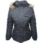 Timberline TB349 Kadın Kapüşonlu Içi Kürklü Şişme Mont - Lacivert