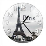 Time Gold Paris Eyfel Kulesi Duvar Saati