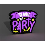 Time To Party Led Işık Kutusu