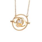 Time Turner Kolye Fan Kum Saati Dönüş Zamanı Charm Aksesuar Herry Potter hayranları için Hediye Koleksiyonu Sihirli Kostüm, Metal