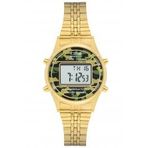 Time Watch TW.127.4GFG Gold Kamuflaj Dijital Kol Saati
