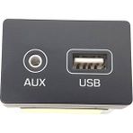 Timeless Tre USB Aux Port Adaptörü Için USB Aux Jak Montajı (Yurt Dışından) - Siyah