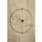 Timelock Saat 60 Cm Siyah Modern Dekoratif Duvar Saati