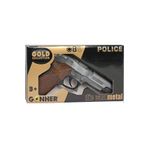 TimeStart Gonher 8'li Gri Metal Polis Kole001 Iyon Mantar Tabancası