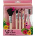 Timestart Makyaj Fırça Seti 5 Li Make-Up Brush Set Professional