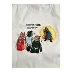 TIMESWASTINGIRL Unisex Oversize Marvel Doctor Strange , Wanda , Loki Tshirt TWG-SWLK
