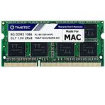 Timetec 8GB Apple DDR3 için uyumlu 1067MHz / 1066MHz PC3-8500, Mac Book (2010 Ortası 13 inç), Mac Book Pro (2010 Ortası 13 inç), iMac (2009 Sonu 27 inç), Mac Mini (2010 Ortası) SODIMM MAC RAM