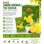 Timion 24’lü Limon Aromalı Toz Içecek 24’lü Kutu C Vitaminli Pratik Soğuk Içecek Tozu Lütfen A
