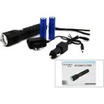 Timion 2ın1 Zoomlu El Feneri - Cob LED Fiş - Çakmak Şarjlı Metal Kasa 17CM 3000 Lumen (5148) - 1 Adet