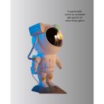 Timion Mey Ithalat® Astronot Şekilli Galaxy Projeksiyon Lambası Nebula Efektli Dekoratif Lamba - Renkli