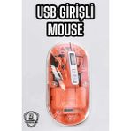 Timion Mey Ithalat® Sessiz Kablosuz USB Girişli Mouse Fare Yüksek Performanslı - Renkli
