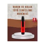 TİMİON MLY TMZ7689 Milyoncum Raks Leo Burun Kulak Tüy Alma Makinesi 45 Dk Şarj Süreli Kırmızı