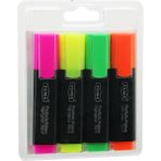 Timion Yuma YM-792-4 792-T-Y-S-P 4pcs Fosforlu Kalem Turuncu - Yeşil - Sarı - Pembe (5148) - Renkli