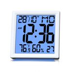 Timloon Yatak Odası için Dijital Çalar Saat, Arka Işıklı, Alarm, Sıcaklık ve Nemli, 12/24H, Erteleme, ℃/℉ Anahtarlamalı Büyük Sayılar Ekranı
