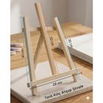 Timon Tarık Kılıç Masaüstü Ahşap Şövale (32 Cm) - Beyaz - 4,5 lt