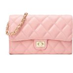 Timos Mysterious Shop Moda Elmas Kafes Zincir Çanta Küçük Parfüm Tarzı Niş Çanta Kıdemli Anlamda Kadın Kış Yüz Bayanlar Crossbody Çanta (Yurt Dışından) - Pembe Şeritler
