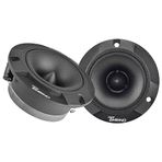 Timpano TPT-ST2 Siyah İnce Süper Tweeter, 600 Watt 4 Ohm, 105 dB, 1 inç Ses Bobini, 3,8 inç Pro Araç Ses Sistemi Bullet Tweeter'lar (Çift)