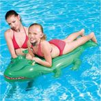 Timsah Tutunmalı Deniz Yatağı Şişme Yatak 167x89cm- Bestway Çok Renkli