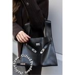Tina İstanbul Shopper Bag Kemer Aksesuarlı Omuz Çantası Siyah