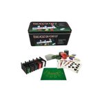 Tina omx Chip Metal Kutulu Texas Hold'em Poker Fişi Kağıt Oyunu Seti gextrx 976748