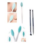 TİNEKE 2li set Burun Siyah Nokta Cilt & Yüz Temizleyici Temizleme Fırça Dudak Peeling & Ve 2'li Komedon
