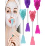 Tineke 3 In 1 Ayıcık Silikon Maske Sürme Peeling Ve Temizleme Firçası Silikon Maske Spatulası 1 Adet