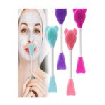 TİNEKE 3 In 1 Ayıcık Silikon Maske Sürme Peeling Ve Temizleme Firçası Silikon Maske Spatulası