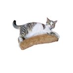 Tıneke Kedı Oyuncagı Sarılma Yastıgı Uyku Oyuncagı Kedı Otlu 30 Cm Pelus ( 1 Adet) Kahverengı