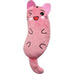 Tineke Peluş Kedi Oyuncağı Kedi Otlu Catnipli Pembe