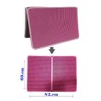 TİNEKE PETSHOP Büyük Boy Elekli Kedi Tuvalet Önü Paspası Katlanabilir 82 X 60 Cm Pembe