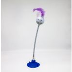 Tineke Vantuzlu Yaylı Gülen Yüz Kedi Oyuncağı 1 Adet - Mavi