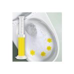 TİNEKE Wc Tuvalet Temizleme Jeli Klozet Jel Blok Koku Giderici Desenli Klozet Jeli Limon Sarı 1 Adet