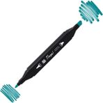 Tinge Twin BG61 Peacock Green Çift Uçlu Markör Kalem