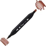 Tinge Twin BR94 Brick Brown Çift Uçlu Markör Kalem