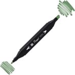 Tinge Twin G43 Deep Olive Green Çift Uçlu Markör Kalem