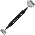 Tinge Twin GG7 Green Grey Çift Uçlu Markör Kalem