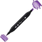 Tinge Twin P81 Deep Violet Çift Uçlu Markör Kalem