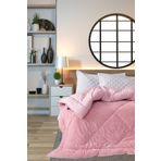 TİNİMİNİ HOME Battal Boy Çift Kişilik Welsoft %100 Pamuk Silikon Yorgan | Çift Taraflı | 220x240 ebat