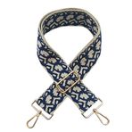 TININNA 125 cm ayarlanabilir yedek omuz askısı, omuz çantası için, 5 cm genişliğinde çanta kemeri, omuz askısı, etnik tarzda omuz askısı, taşıma kemeri, el çantaları için omuz askısı, çapraz vücut çantası aksesuarları
