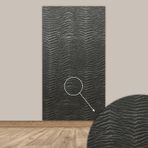 Tink 3d Kendinden Yapışkanlı Akustik Keçe Panel Duvar Kağıdı Desenli 52x98 Cm 10 Adet 5 M² Koyu Gri