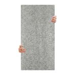 Tink 3D Kendinden Yapışkanlı Duvar Kağıdı Yeni Nesil Akustik Keçe Panel Desenli 52x98 cm (Açık Gri, 2 Adet 1 m²)