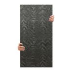 Tink 3D Kendinden Yapışkanlı Duvar Kağıdı Yeni Nesil Akustik Keçe Panel Desenli 52x98 cm (Koyu Gri, 2 Adet 1 m²)