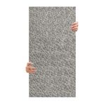 Tink 3D Kendinden Yapışkanlı Duvar Kağıdı Yeni Nesil Akustik Keçe Panel Leopar Desen 52x98 cm (Açık Gri, 10 Adet 5 m²)
