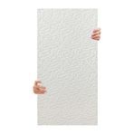 Tink 3D Kendinden Yapışkanlı Duvar Kağıdı Yeni Nesil Akustik Keçe Panel Leopar Desen 52x98 cm (Beyaz, 10 Adet 5 m²)