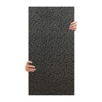 Tink 3D Kendinden Yapışkanlı Duvar Kağıdı Yeni Nesil Akustik Keçe Panel Leopar Desen 52x98 cm (Koyu Gri, 10 Adet 5 m²)