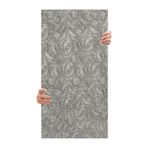 Tink 3D Kendinden Yapışkanlı Duvar Kağıdı Yeni Nesil Akustik Keçe Panel Modern Desen 52x98 cm (Açık Gri, 2 Adet 1 m²)