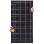 Tink Akustik Ve Dekoratif Kare Desenli Keçe Panel 45x90 Cm / 2 Adet / 0,81 M² Siyah