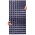 Tink Kendinden Yapışkanlı Akustik Ses Yalıtımı, Duvar Ses Yalıtım Paneli, Ses Emici Keçe Panel, Dekoratif Kare Desenli Keçe Panel 45x90 Cm / 2 Adet / 0,81 M² Lacivert